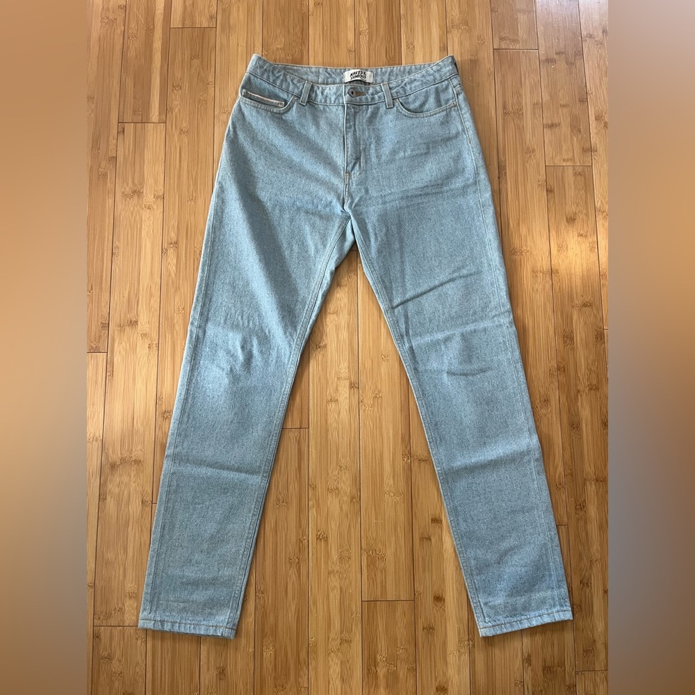 Naked and Famous High Skinny Recycled Selvedge Stone Blue